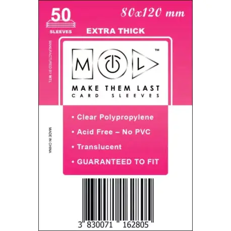 Ne maradj le MTL Premium kártyavédő (80x120mm, 50 db/csomag)