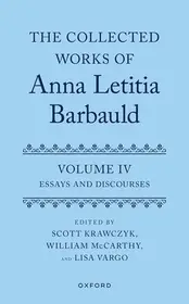 Újdonság The Collected Works of Anna Letitia Barbauld: Volume 4 byKrawczyk, Scott; McCarthy, William; Vargo, Lisa;